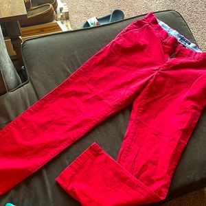 Red Tommy Hilfiger pants